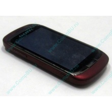 Красно-розовый телефон Alcatel One Touch 818 (Старый Оскол)