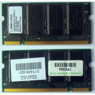 Модуль памяти 256MB DDR Memory SODIMM в Старом Осколе, DDR266 (PC2100) в Старом Осколе, CL2 в Старом Осколе, 200-pin в Старом Осколе, p/n: 317435-001 (для ноутбуков Compaq Evo/Presario) - Старый Оскол