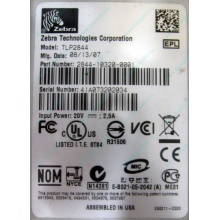 Термопринтер Zebra TLP 2844 (выломан USB разъём в Старом Осколе, COM и LPT на месте; без БП!) - Старый Оскол